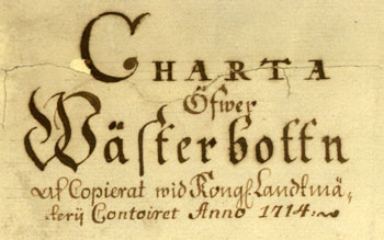 Vägar Västerbotten 1714